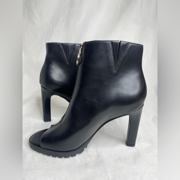 Bar III Dillan P Womens Faux Leather Ankle Booties Black Size 7.5M New - Picture 9 of 13